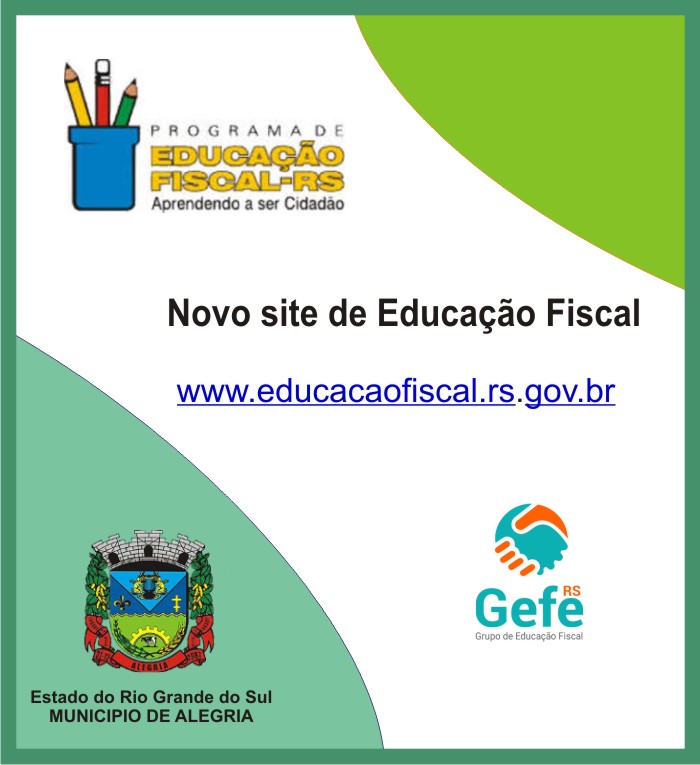 Divulgação novo site Educação Fiscal